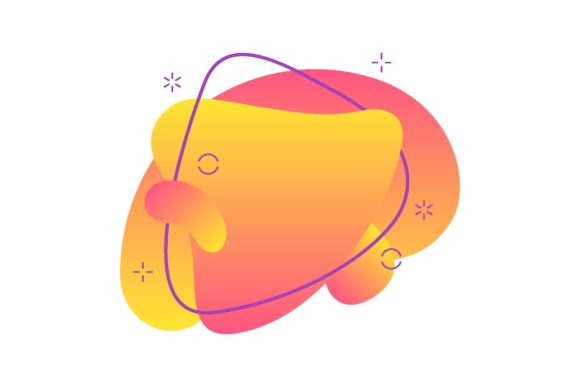 Download Colourful Wavy Abstract Elements. Univer - Element Collection