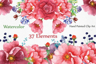 Download Watercolor Peonies Clipart, Wedding Clip Art Floral Clip Art Roses Peonies Clipart DIY Elements Wedding Invitation - Element Collection