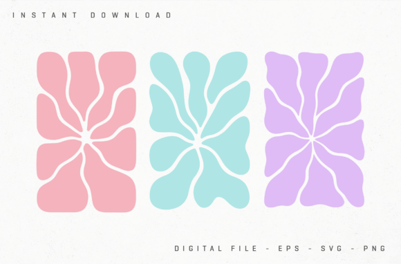 Download Modern Abstract Botanical Cutout Shapes - Premium Bundle