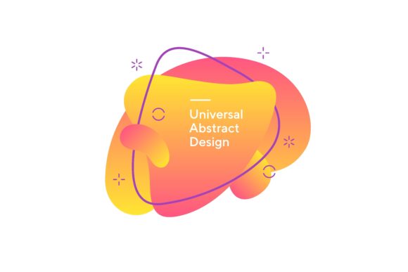 Download Colourful Wavy Abstract Elements. Univer - Element Collection