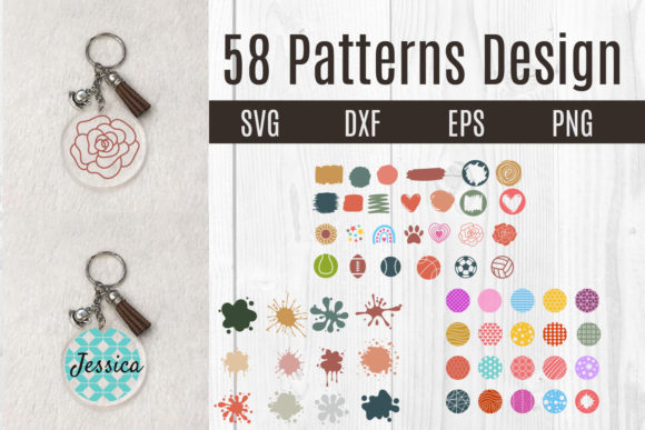 Download Acrylic Keychain Pattern Background&nbsp;&nbsp; - Acrylic Collection