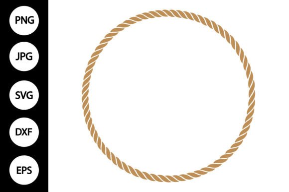 Download Rope Circle Frame Border SVG - Circle Collection