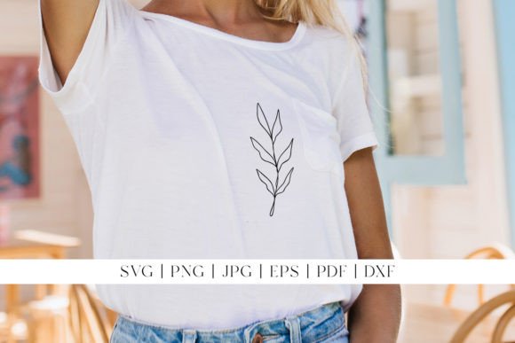 Download Leaf Line Art | Botanical Elements - Element Collection