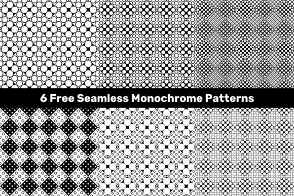 Download 6 Free Seamless Circle Patterns - Circle Collection