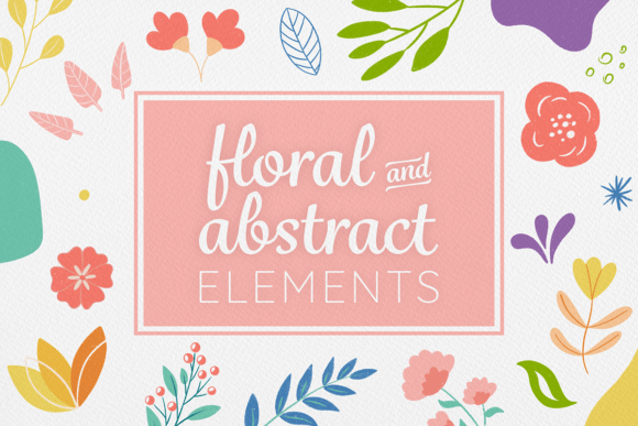 Download Hand Drawn Floral &amp; Abstract Elements - Element Collection