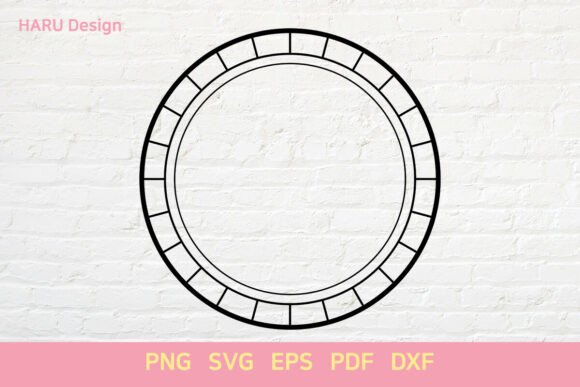 Download Compass Outline Circle Frame Monogram - Circle Collection