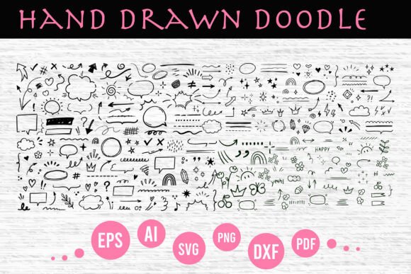 Download Hand Drawn Doodle Elements Collection - Element Collection