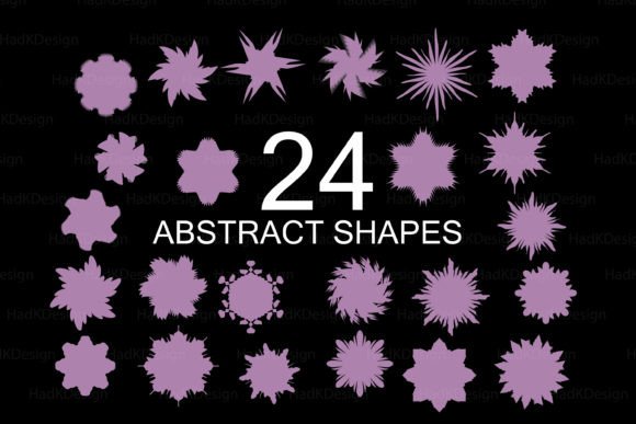 Download A Vector Set of 24 Abstract Elements Art - Element Collection
