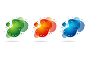Download Liquid Gradient Red Green Blue Element - Element Collection